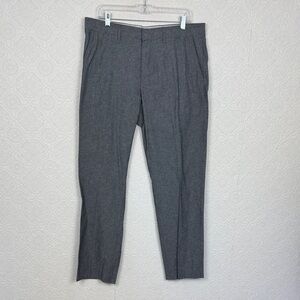 J. Crew Bedford Pant Gray‎ Chambray Men’s 35x32 NWT  Career Office Breathable